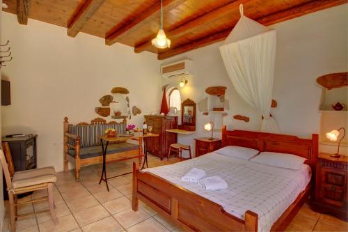 Postel nebo postele na pokoji v ubytování Elia Hotel & Spa
