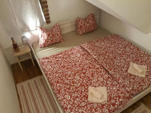 Postel nebo postele na pokoji v ubytování Apartmány Hradiště