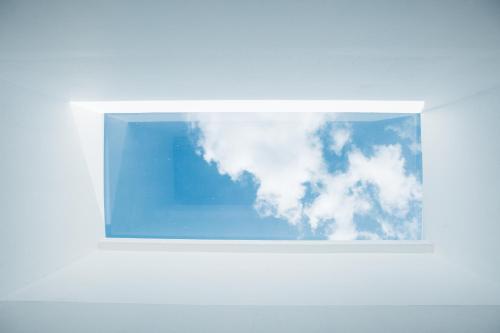 a picture of a blue sky with white clouds at Zivi Nimman in Chiang Mai