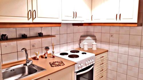 Kuchyň nebo kuchyňský kout v ubytování Cozy and minimal apartment