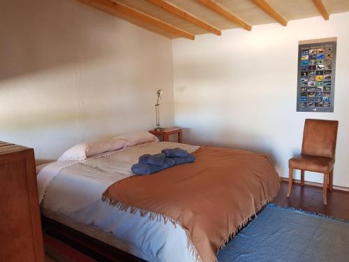 Postel nebo postele na pokoji v ubytování Andes Nomads Desert Camp & Lodge