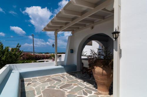 Balkoni atau teres di Salty Apartments Sea View Naxos