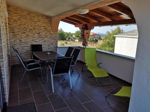 A balcony or terrace at Tomek Apartment