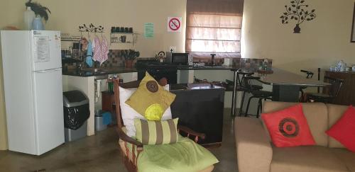 Dapur atau dapur kecil di Blackbrook Farm Underberg