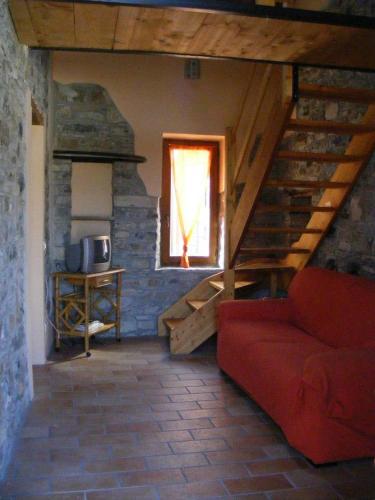 Χώρος καθιστικού στο Albergo diffuso Casa delle Favole