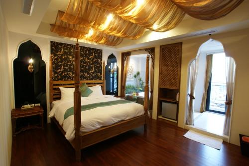 Cama o camas de una habitación en Xiu Feng