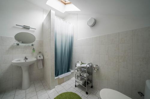 Kylpyhuone majoituspaikassa Penzion Jasmín