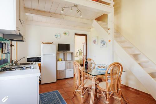 Dapur atau dapur kecil di Agriturismo Campesi casale tra le vigne