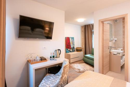 Koupelna v ubytování Hotel Agava Split