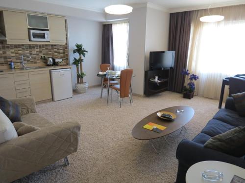 Гостиная зона в Tempo Residence Comfort Izmir