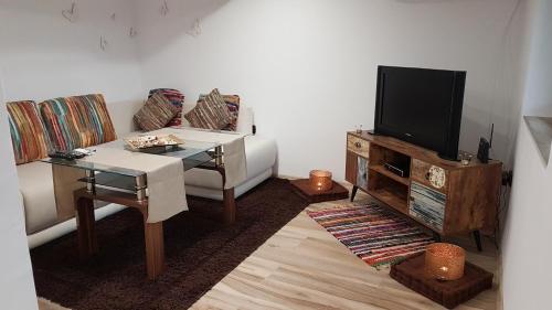 Μια τηλεόραση ή/και κέντρο ψυχαγωγίας στο Arts Guest House - Beautiful villa for 8 persons
