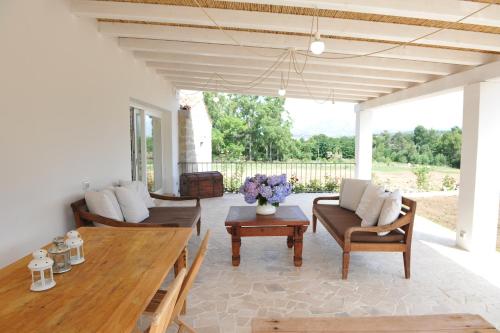 Zona de estar de B&B Li Tauli