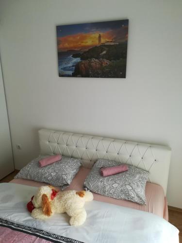 Postel nebo postele na pokoji v ubytování Omega