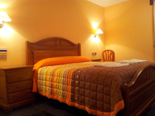 Katil atau katil-katil dalam bilik di Hostal Casa Ramón