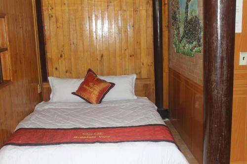 Katil atau katil-katil dalam bilik di Cat Ba Mountain View Homestay