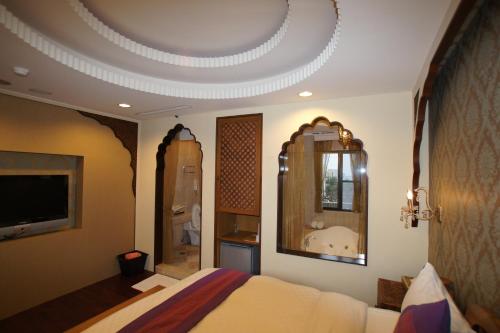 Cama o camas de una habitación en Xiu Feng