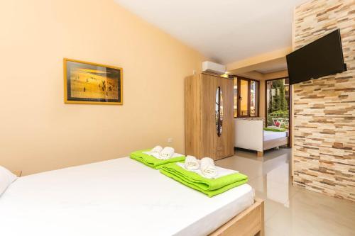 Jovan Apartmentsにあるベッド