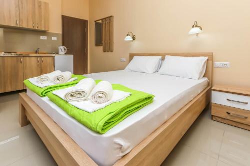 Jovan Apartmentsにあるベッド
