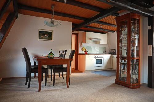 Kuchyň nebo kuchyňský kout v ubytování Ferienhaus Mainschleife