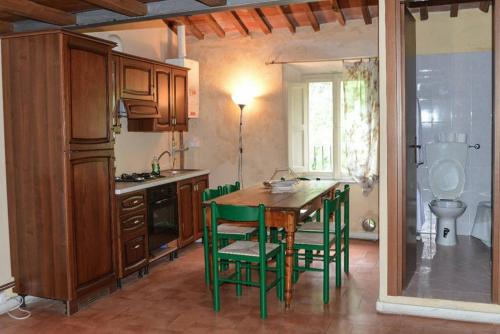 Kjøkken eller kjøkkenkrok på Casolare Puccini