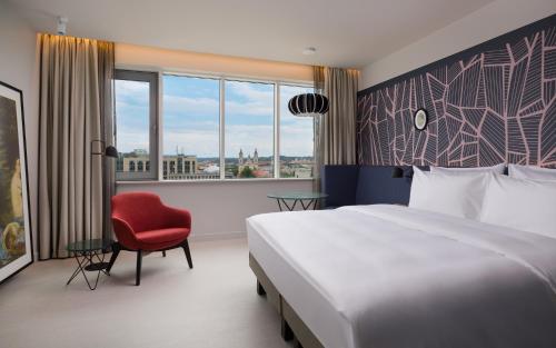 Postel nebo postele na pokoji v ubytování Radisson Blu Hotel Lietuva