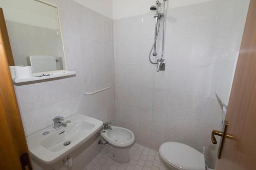 Koupelna v ubytování Hotel Giannella