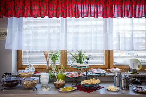 Mad på bed and breakfast-stedet eller i nærheden