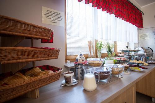 Mad på bed and breakfast-stedet eller i nærheden