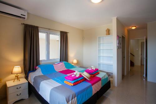Katil atau katil-katil dalam bilik di Villa Cle - Curaçao