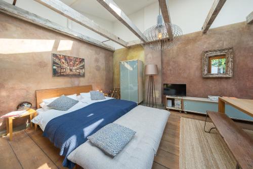 Una televisión o centro de entretenimiento en Design Apartments - "Im Holländerhaus"