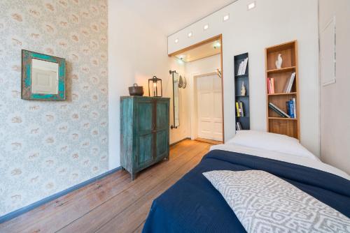 Una cama o camas en una habitación de Design Apartments - "Im Holländerhaus"