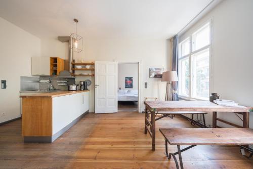 Una cocina o cocineta en Design Apartments - "Im Holländerhaus"