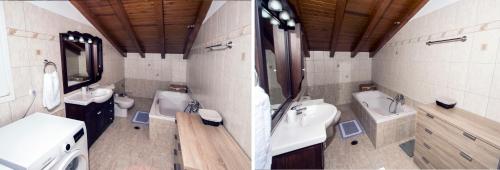 Ванна кімната в Corfu Villa Levanta