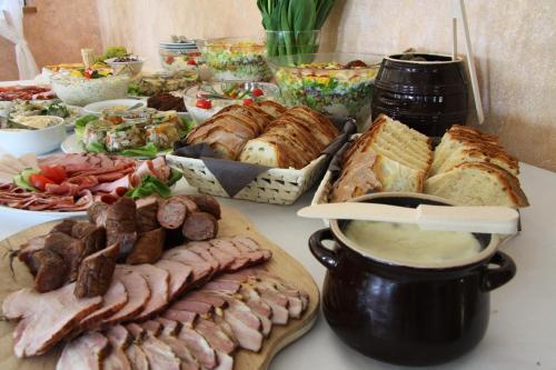 Mad på bed and breakfast-stedet eller i nærheden