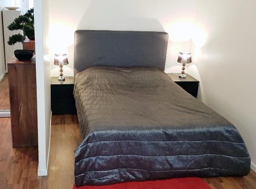 Postel nebo postele na pokoji v ubytování KR studio apartment Harju