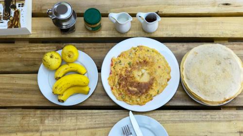 Mad i den private indkvartering eller i nærheden