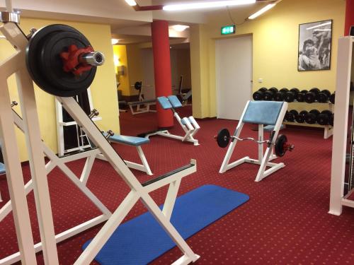 Gimnasio o instalaciones de fitness de Alpenpark Resort Superior