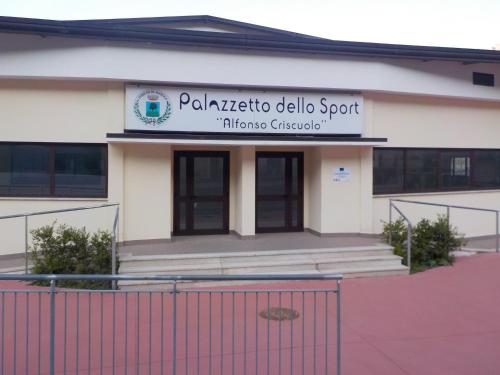 a building with a sign for a polka dot spot at IL PARADISO DEGLI DEI 2 in Agerola