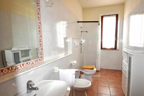 Koupelna v ubytování Agriturismo San Maurizio