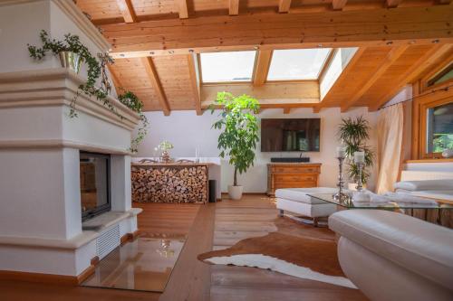 Posezení v ubytování Hotel Garni Zimmermann