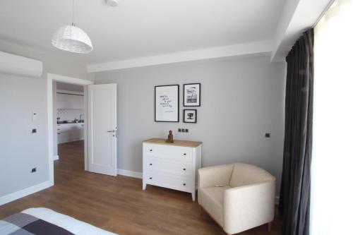 Dapur atau dapur kecil di Elia Apartments