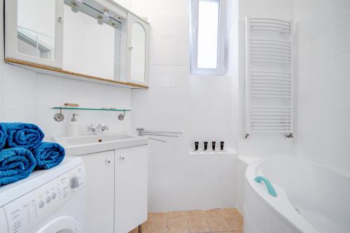 Vonios kambarys apgyvendinimo įstaigoje Vachova Apartments