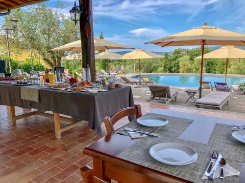 Πισίνα στο ή κοντά στο Agriturismo La Valle Di Vico