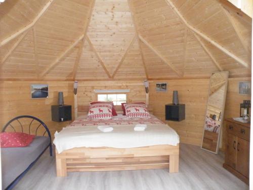 Llit o llits en una habitació de kotas-Esprit Nordique