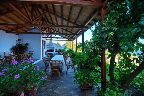 Un jardín fuera de Pension Andromeda
