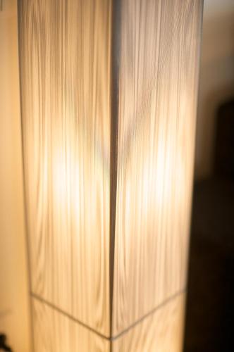 a close up of a tall white curtain at Ático con amplia terraza Nautilus II - VUT-480-AS in Luanco
