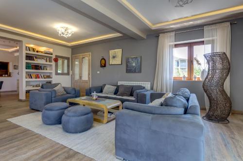 Posezení v ubytování Villa Nikoleta