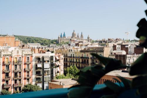 a view of a city with buildings at Chic & Basic Velvet in Barcelona