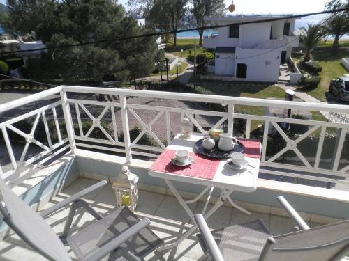 A balcony or terrace at Hotel Nestor