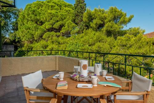 Balkón nebo terasa v ubytování Verde e Mare Villa & Apartment
